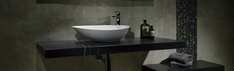 Bàn đá lavabo hiện đại hài hòa mọi thiết kế