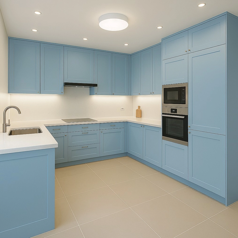 Giải pháp tiết kiệm diện tích với bếp chữ l nhỏ đẹp