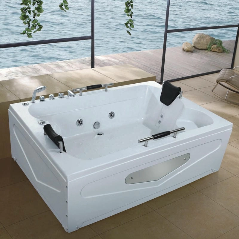 Bồn tắm massage thẩm mỹ hài hòa không gian