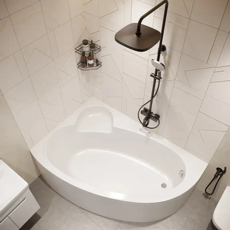 Bồn tắm nằm cao cấp hiện đại đầy đủ tiện ích