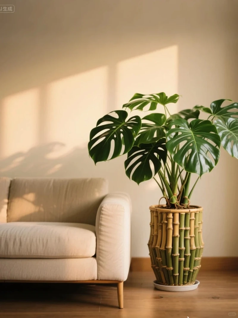 Mang may mắn và tài lộc với cây cảnh phòng khách phong thủy