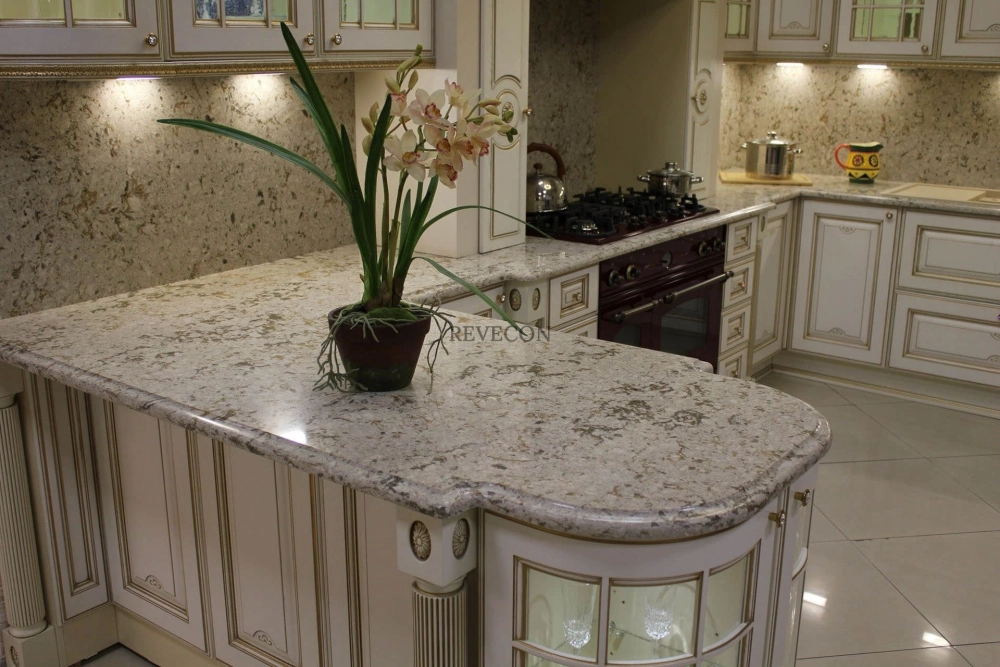 Kích thước khổ đá bàn bếp tiêu chuẩn cho tủ bếp chữ I