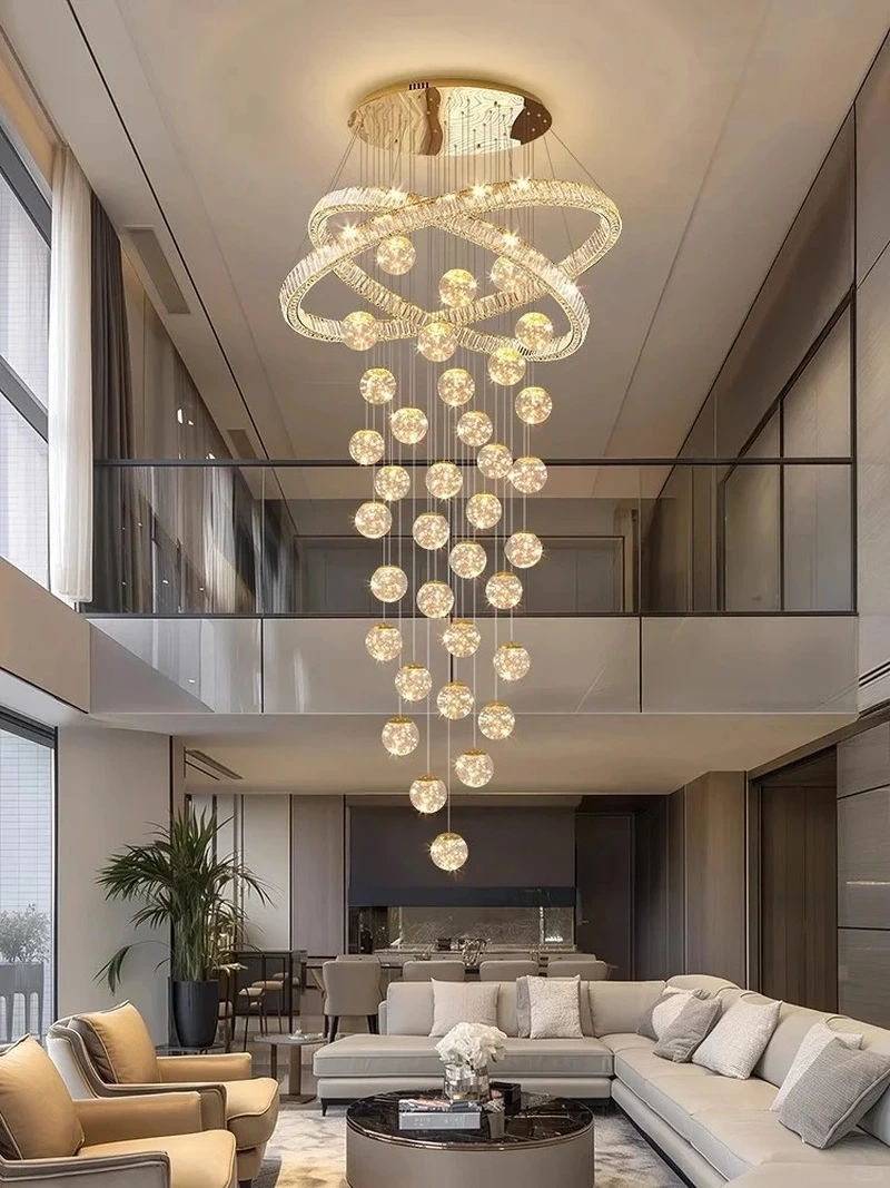 Tạo không gian lung linh với đèn chùm phòng khách đẹp