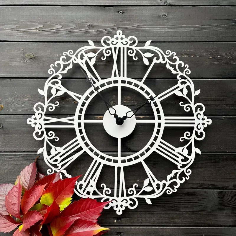 Tôn vinh sự sang trọng với ảnh đồng hồ decor sang trọng