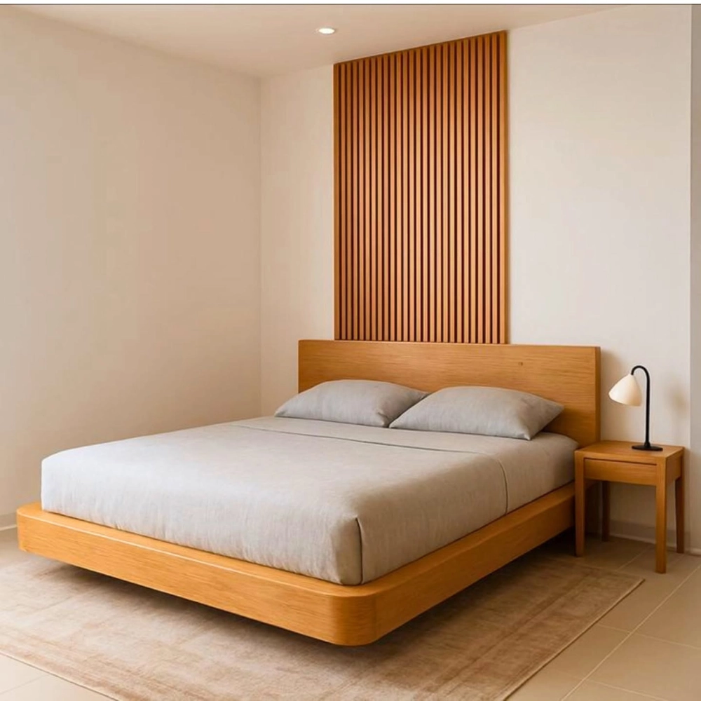 Tiện ích thông minh với giường gỗ có ngăn kéo chứa đồ