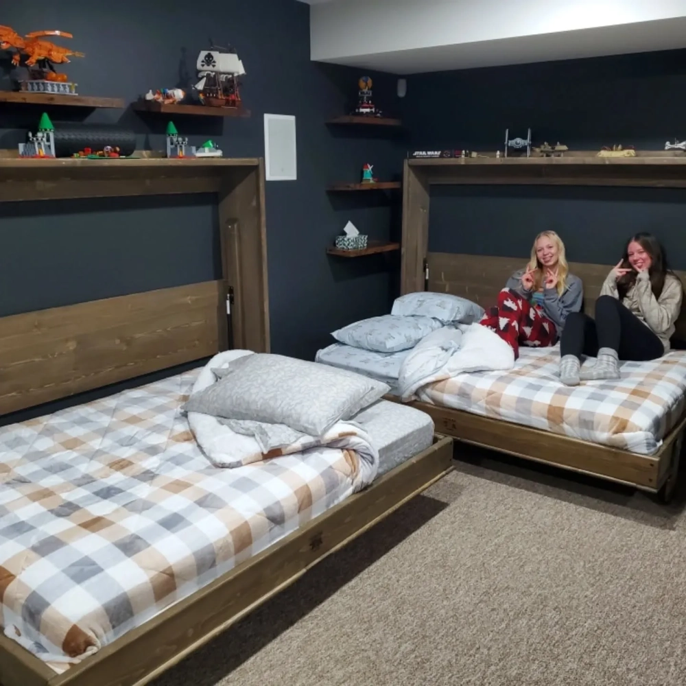 Mẫu giường ngủ thông minh kết hợp bàn học tiện lợi cho bé