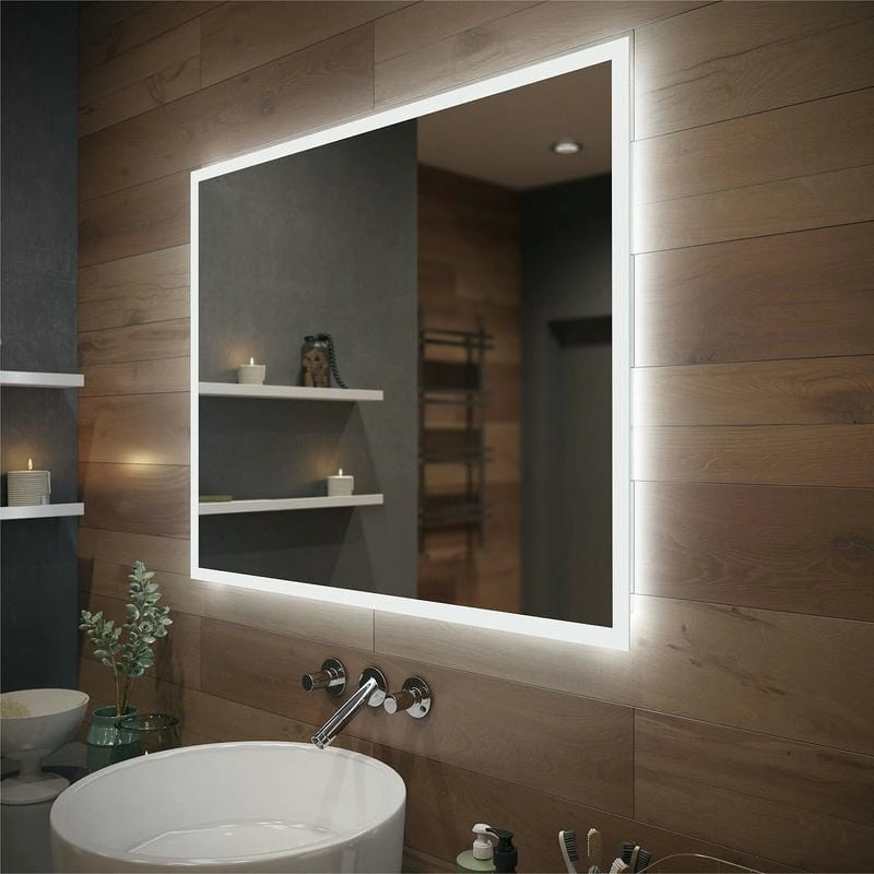 Gương led nhà tắm phù hợp nhiều phong cách nội thất