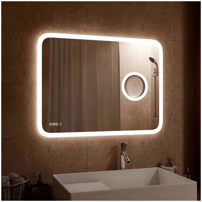 Gương nhà vệ sinh có đèn luôn rõ nét