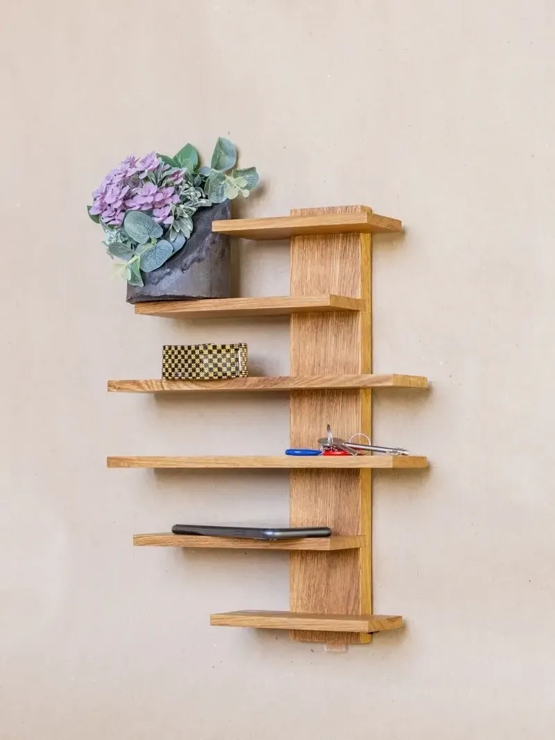 Mẫu ảnh kệ gỗ treo tường tinh tế và hiện đại