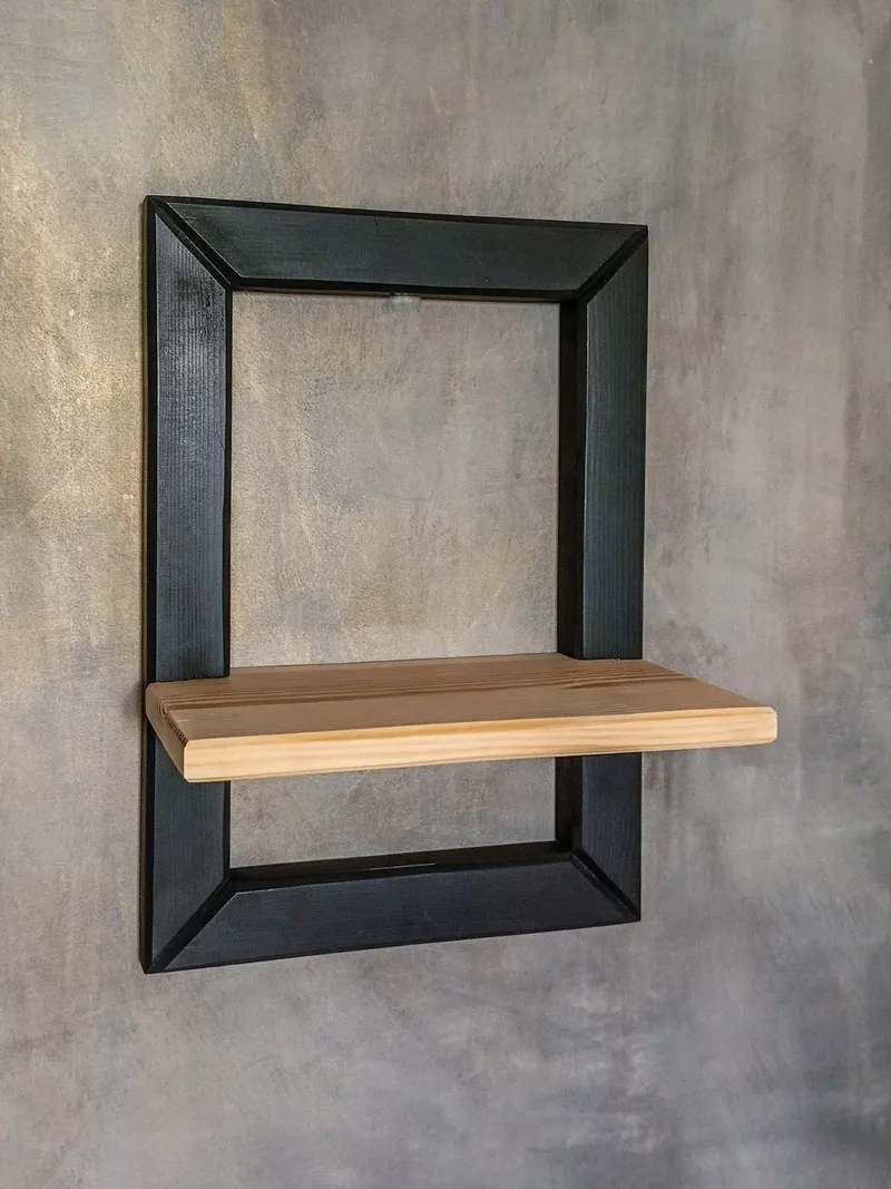 Thiết kế độc đáo từ hình ảnh kệ gỗ tổ ong treo tường