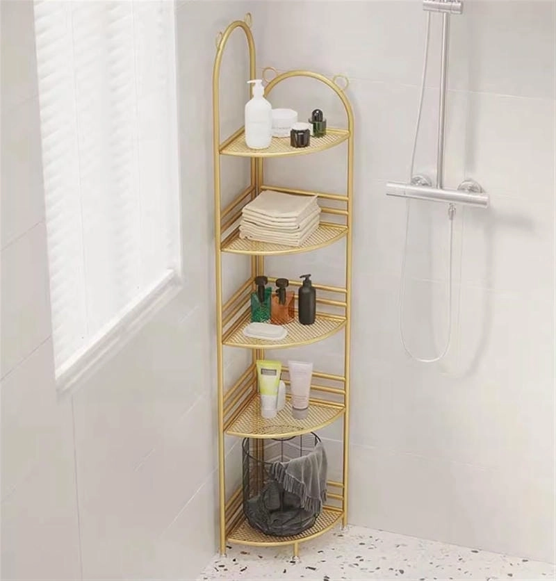 Giá góc nhà tắm giúp sắp xếp đồ dùng ngăn nắp
