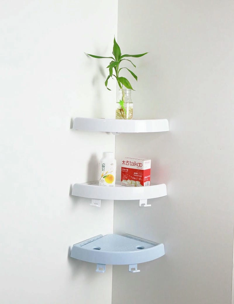 Kệ góc phòng tắm đứng tiện lợi và thẩm mỹ