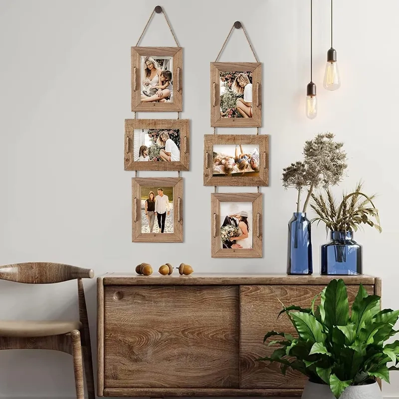 Tôn vinh không gian chính với ảnh khung ảnh treo tường phòng khách