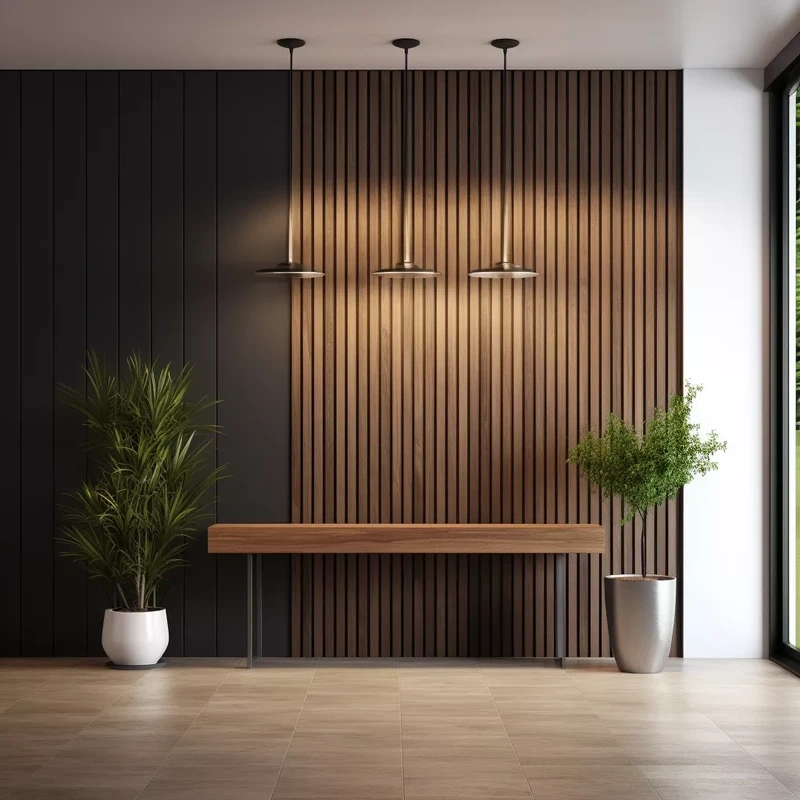 Phong cách hiện đại cùng lam gỗ trang trí nhà phố