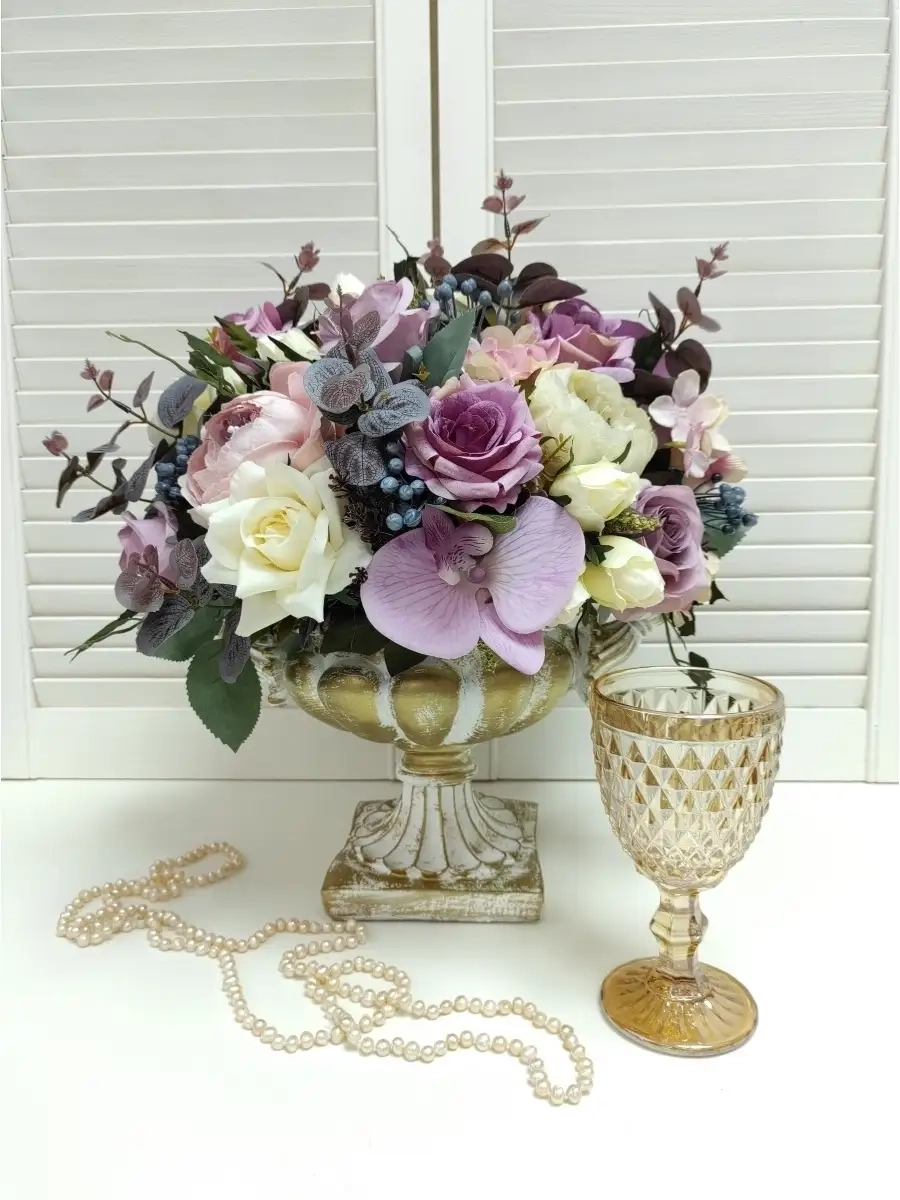 Trang trí nhà thêm sinh động với ảnh lọ hoa giả trang trí