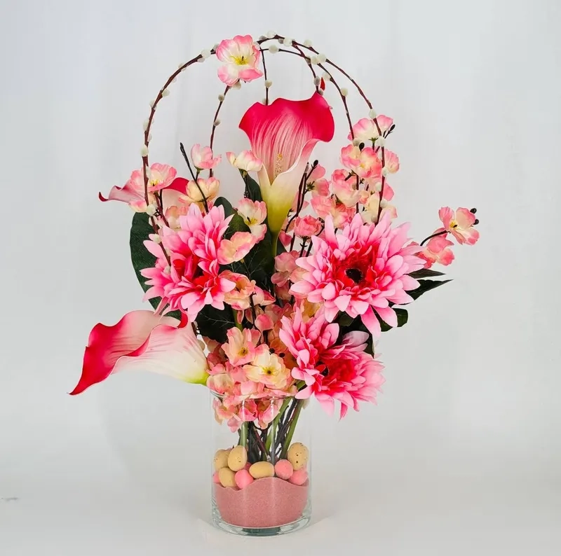 Không gian thêm tinh tế với ảnh lọ hoa giả tinh tế