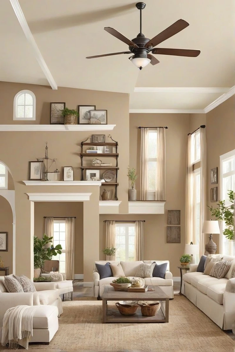 Bắt kịp phong cách hiện đại với màu sơn phòng khách xu hướng mới