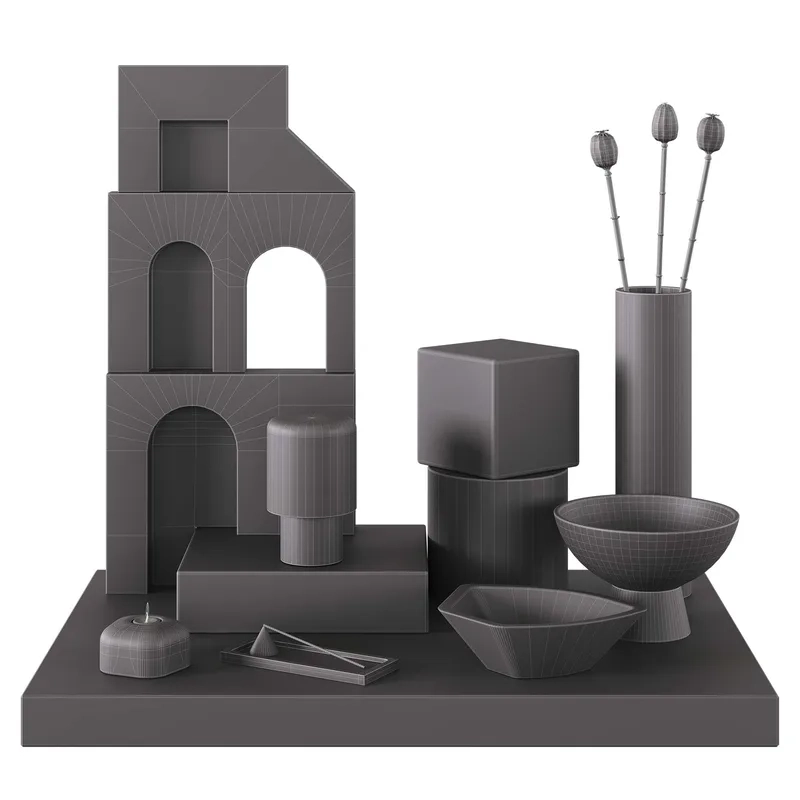 Tận hưởng ảnh mô hình trang trí hiện đại và tinh tế