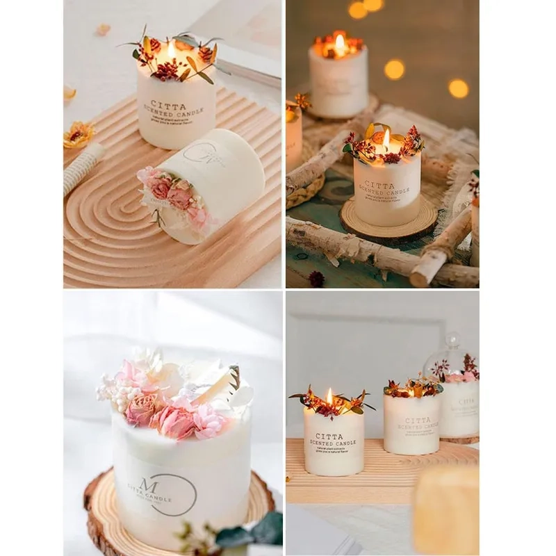 Ảnh nến thơm trang trí nội thất mang vẻ đẹp thanh lịch