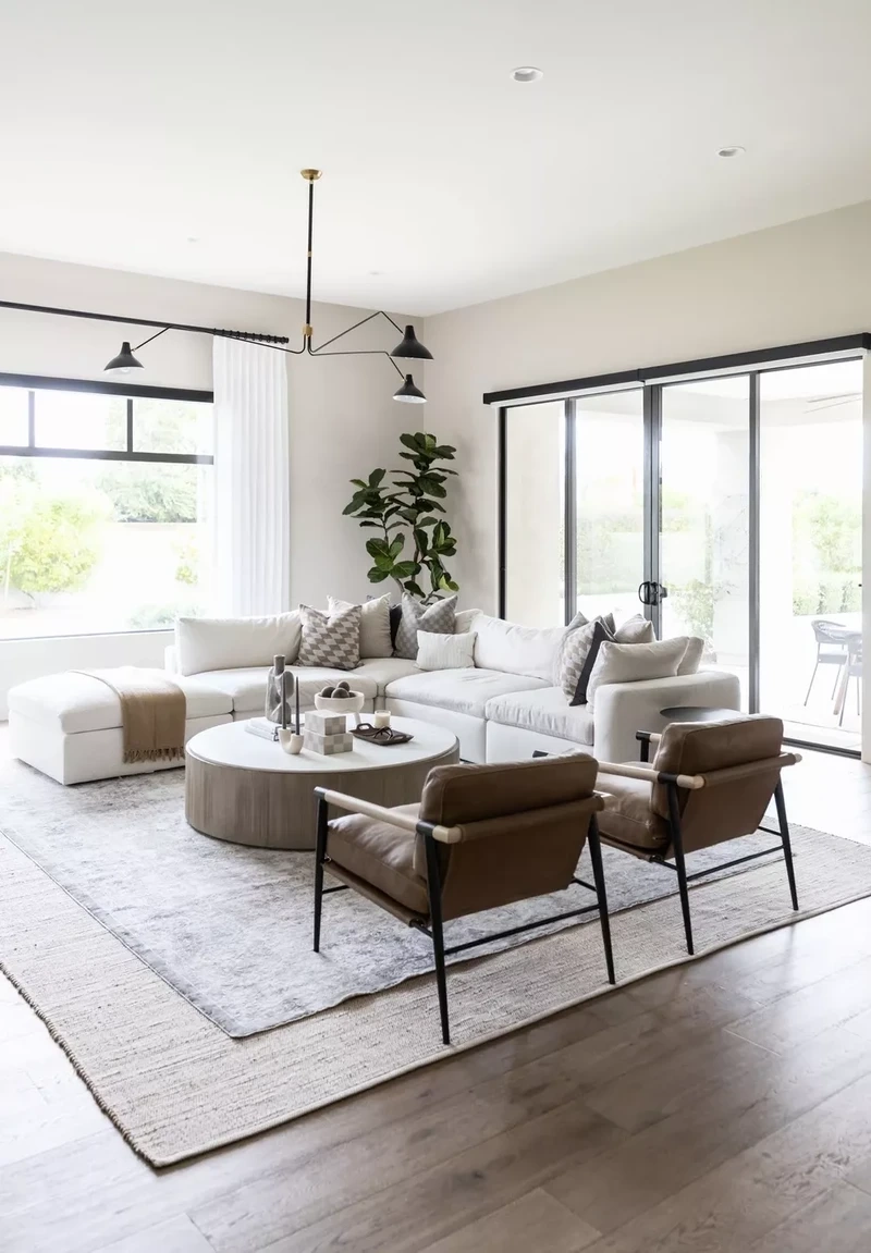 Thiết kế tiện nghi cho nhà phố với nội thất phòng khách nhà phố