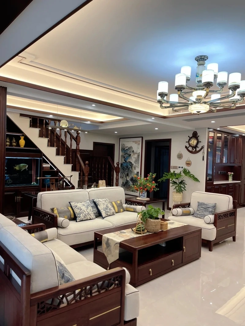 Nội thất hoàn hảo tại nội thất phòng khách biệt thự