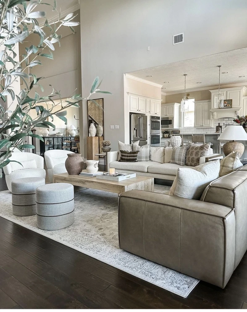 Biệt thự đẳng cấp với phòng khách hiện đại biệt thự