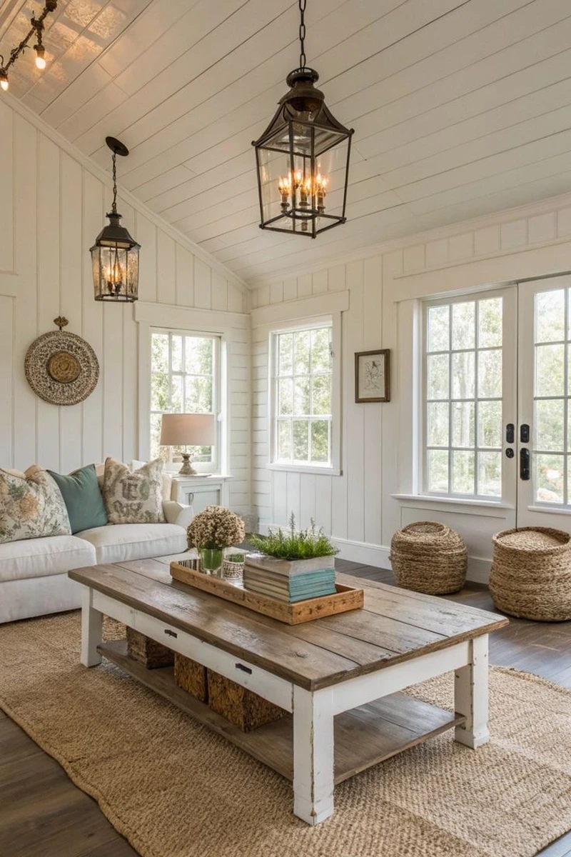 Tràn ngập ánh sáng trong phòng khách nhà ống ánh sáng đẹp