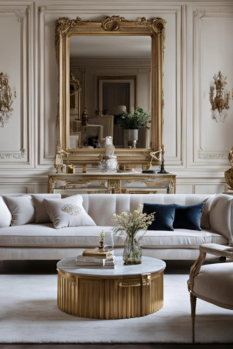 Khám phá không gian phòng khách tân cổ điển đẹp sang trọng