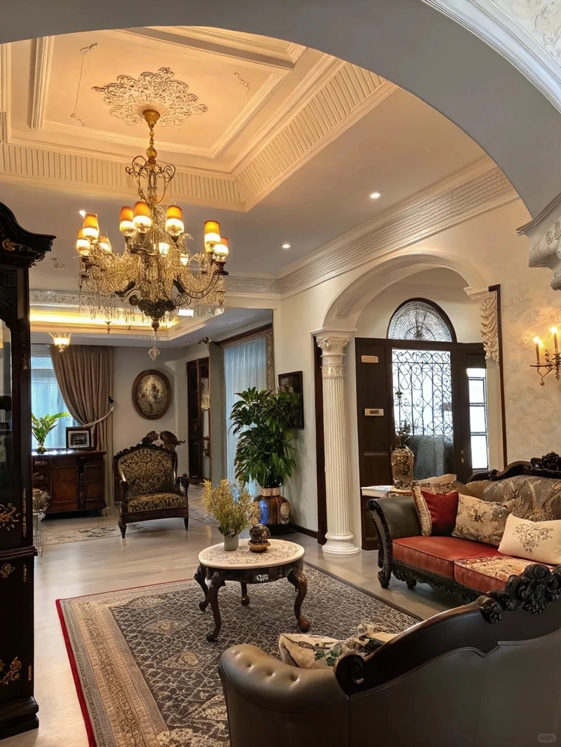 Đậm chất Châu Âu với phòng khách tân cổ điển phong cách châu âu