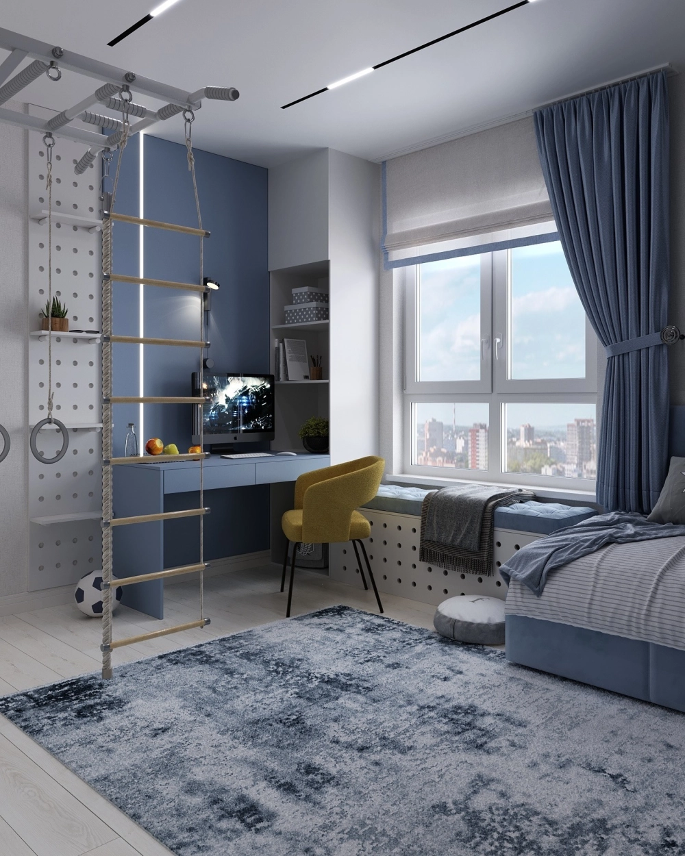 Giường ngủ bé gái công chúa có màn che lộng lẫy