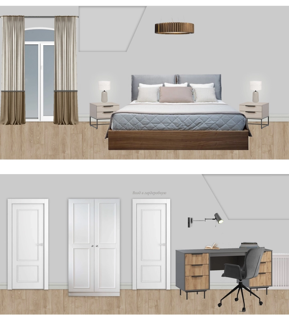 Bàn học cho bé gái liền giá sách tiện dụng