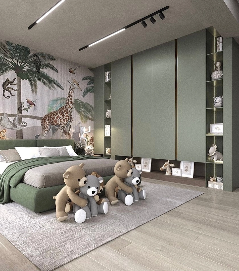 Thiết kế nội thất phòng ngủ bé trai hiện đại tối ưu diện tích nhỏ