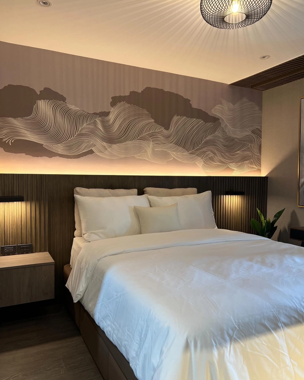 Mẫu giường ngủ cho phòng nhỏ tích hợp ngăn kéo chứa đồ