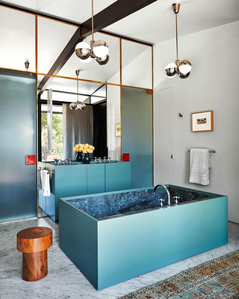 Không gian phòng tắm được bố trí tinh tế