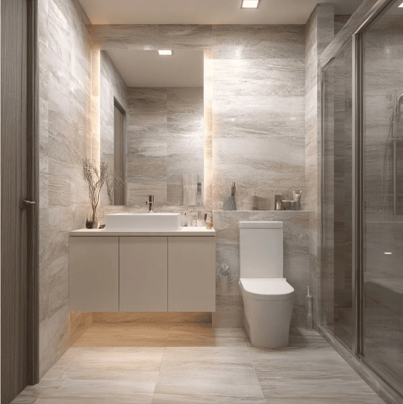 Mẫu phòng tắm nhỏ đẹp phù hợp nhiều không gian