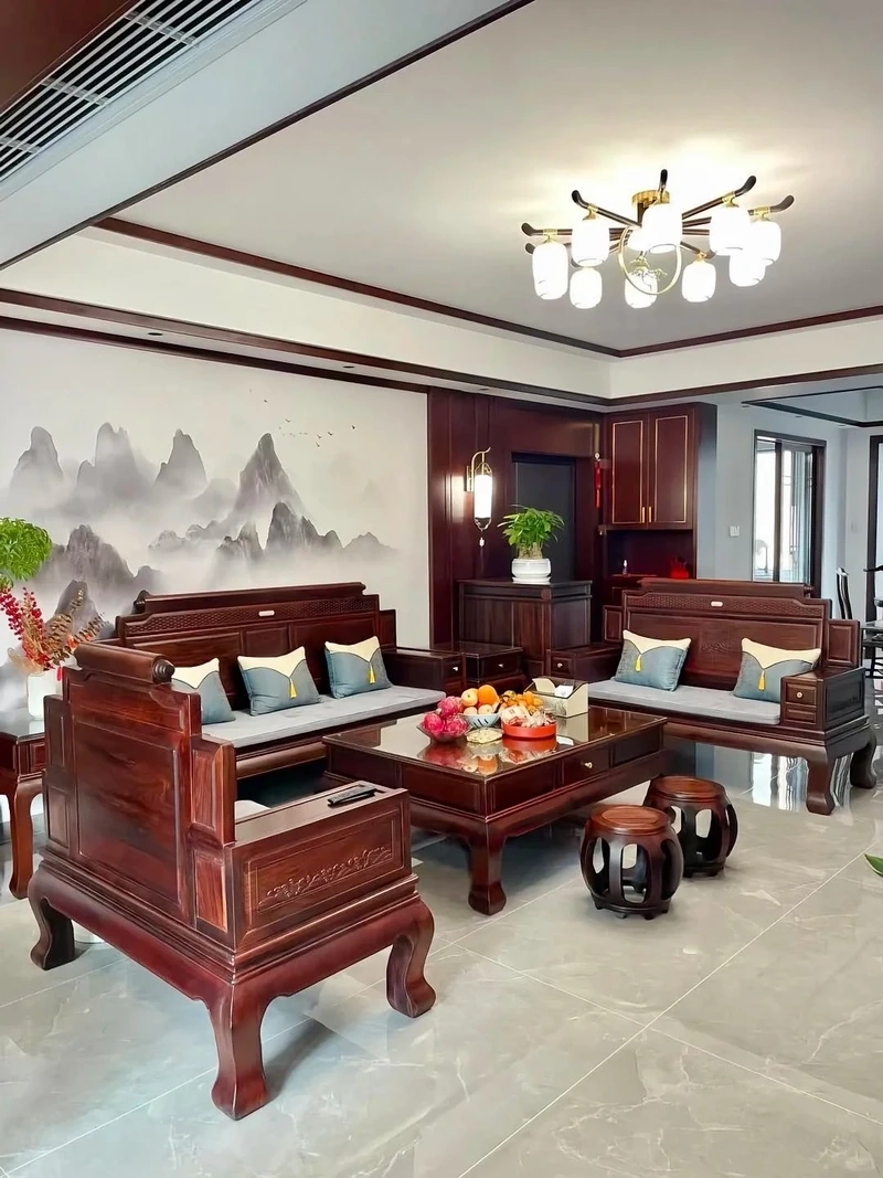 Đẳng cấp vượt trội với sofa gỗ sang trọng