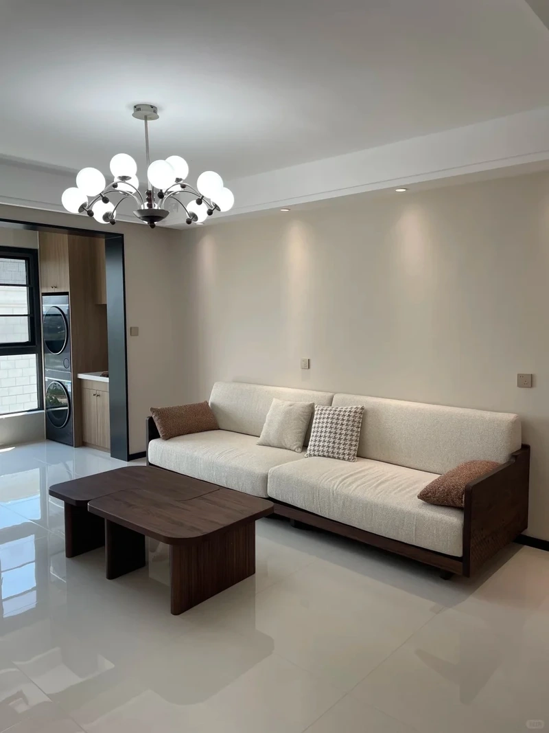 Gọn gàng và tiện lợi cùng sofa gỗ đơn giản
