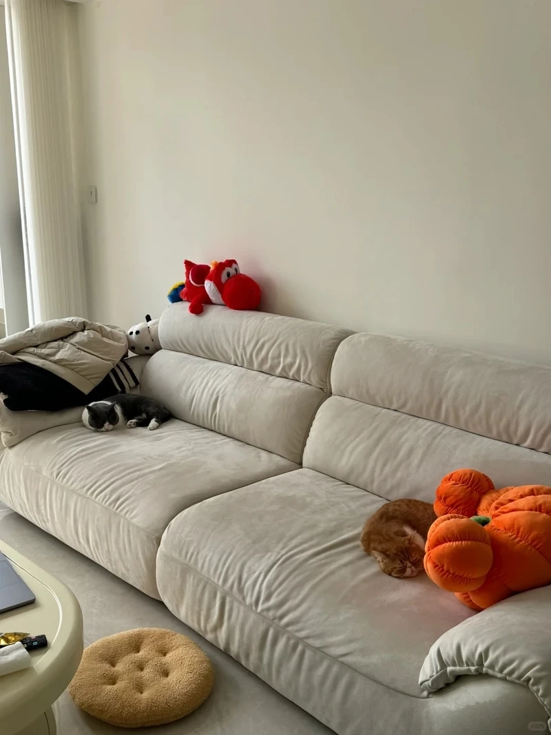 Tối ưu không gian cùng sofa nỉ góc