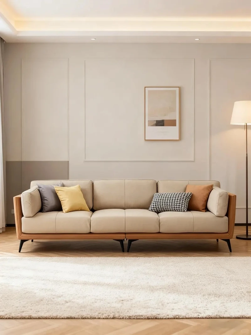 Gọn gàng và tinh tế nhờ sofa phòng khách tối giản