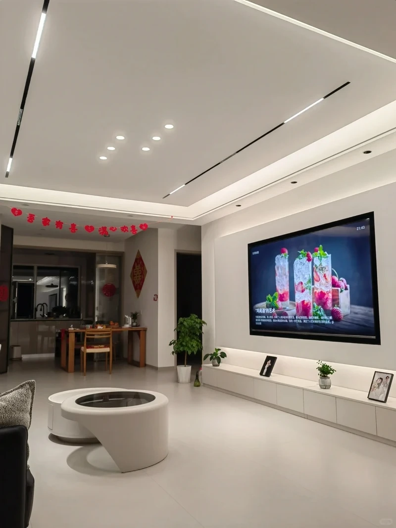 Phù hợp diện tích nhỏ với trần thạch cao phòng khách chung cư