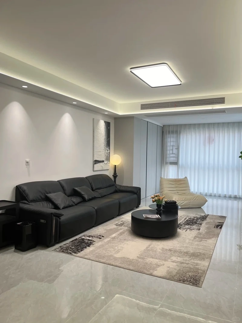 Gọn gàng và thanh lịch với trần thạch cao phòng khách đơn giản