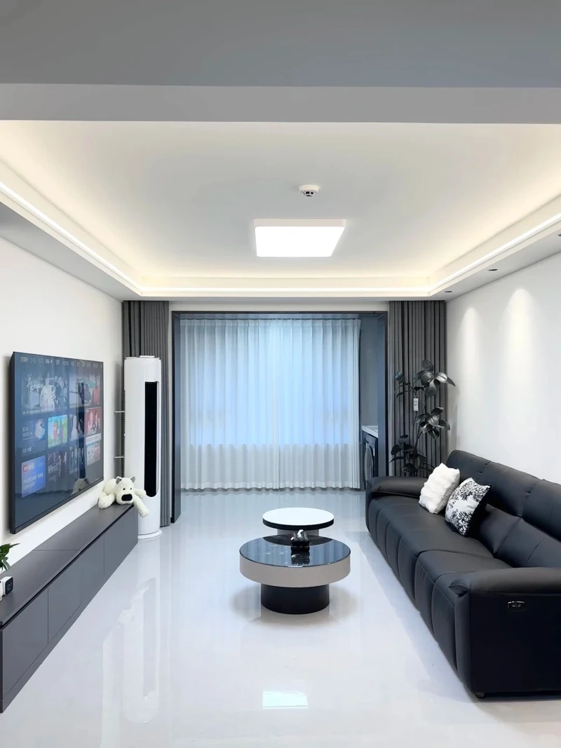 Tạo điểm nhấn nghệ thuật với trần thạch cao phòng khách trang trí