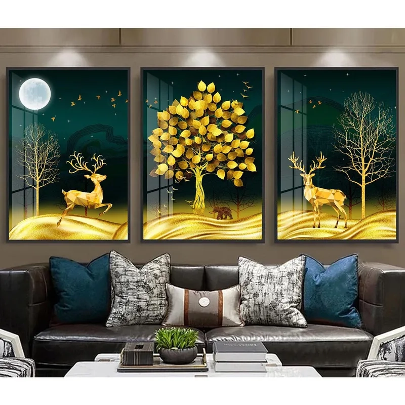 Trang trí không gian sang trọng nhờ ảnh tranh tráng gương đẹp