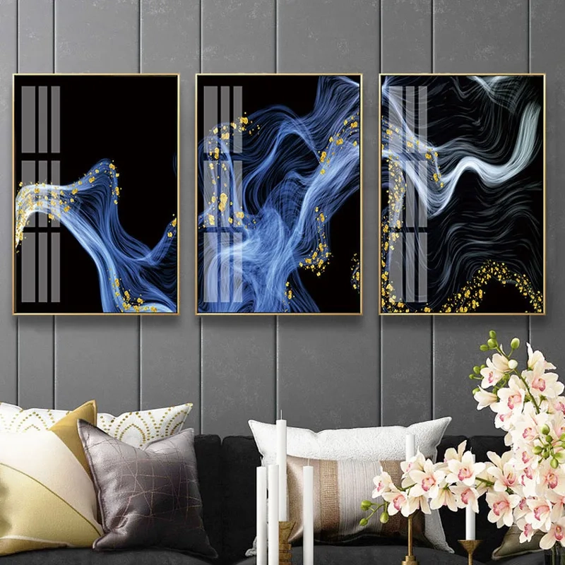 Không gian hiện đại nhờ ảnh tranh tráng gương đương đại