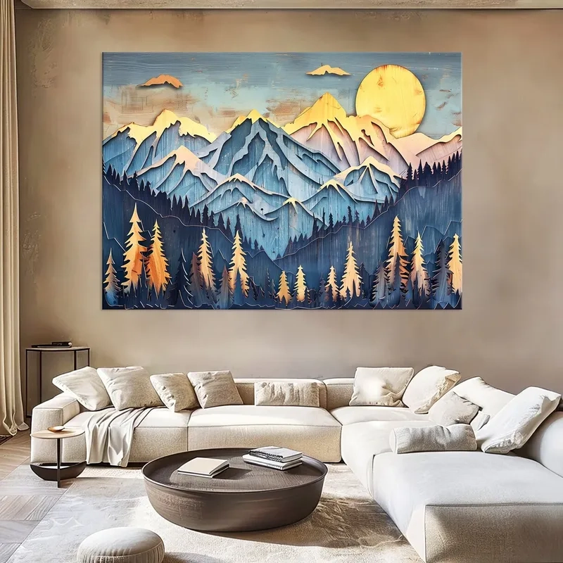 Chọn ảnh tranh treo tường lựa chọn phù hợp không gian sống