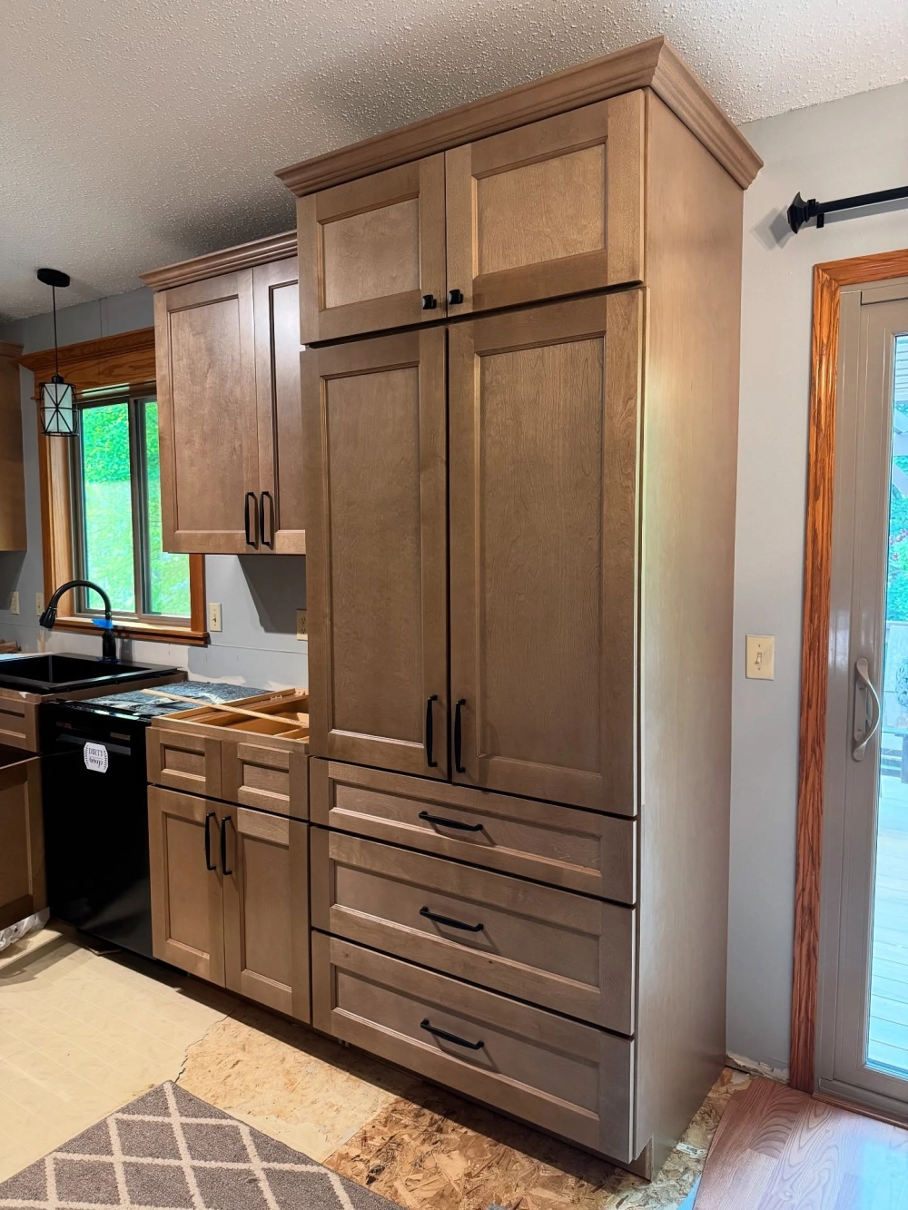 Thiết kế tủ bếp đẹp hình chữ l tối ưu góc chết