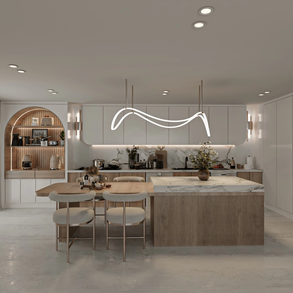 Thiết kế tủ bếp mdf lõi xanh chống ẩm thái lan