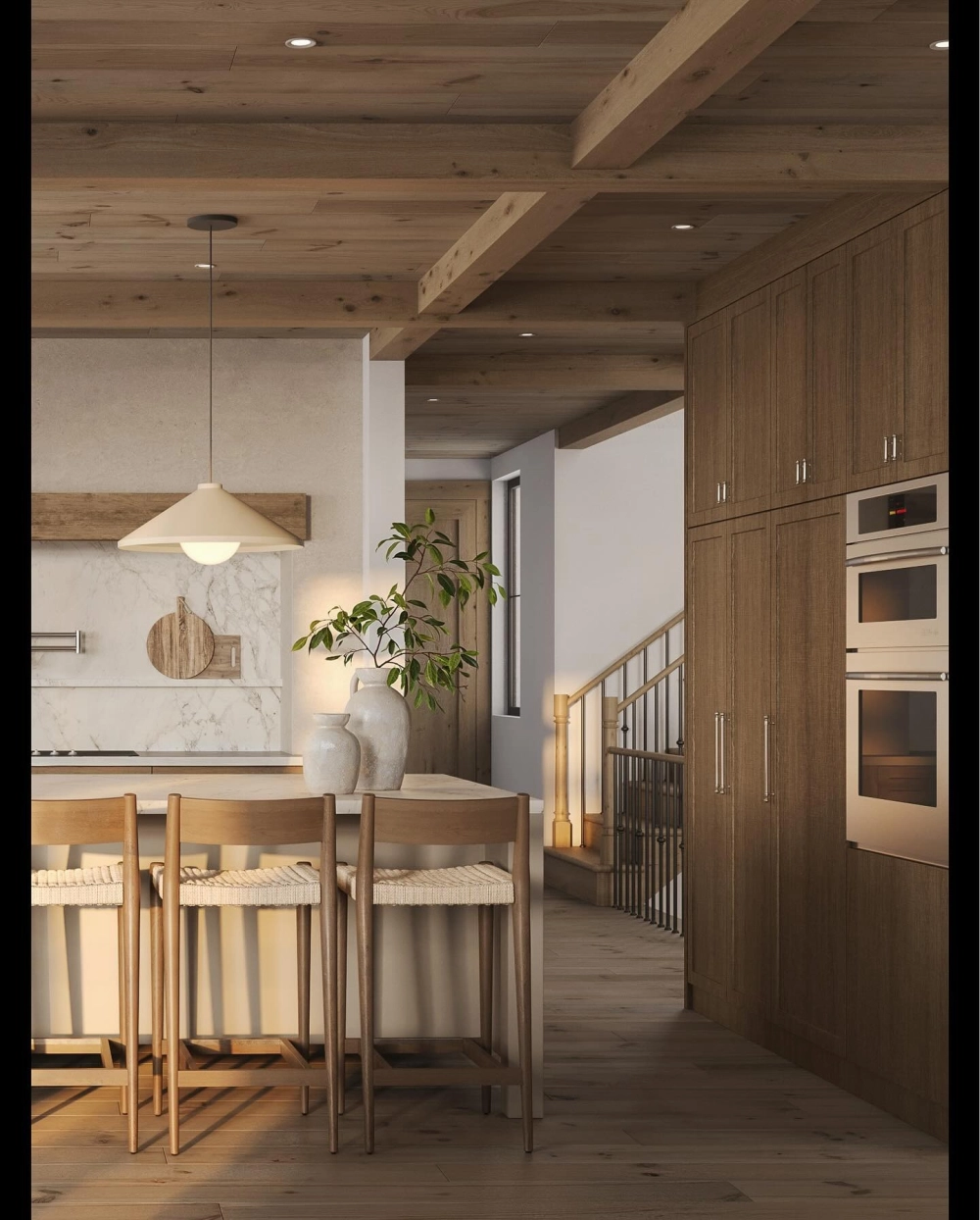 Tổng hợp các mẫu tủ bếp gỗ tự nhiên đẹp phù hợp mọi kiến trúc