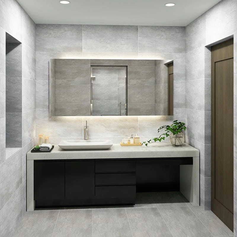 Tủ lavabo giúp không gian phòng tắm gọn gàng hơn