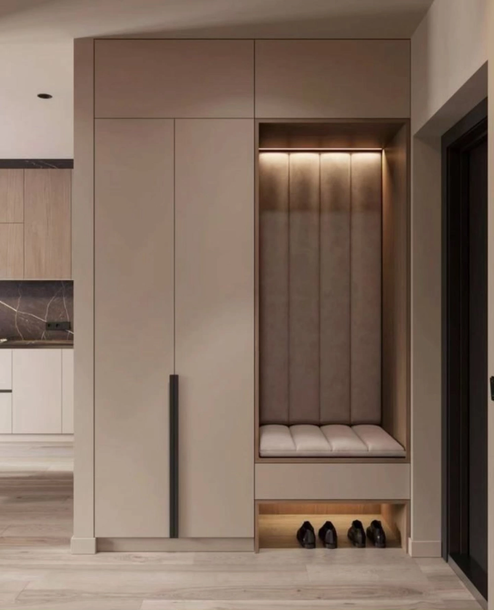 Hệ tủ quần áo kịch trần gia tăng không gian lưu trữ